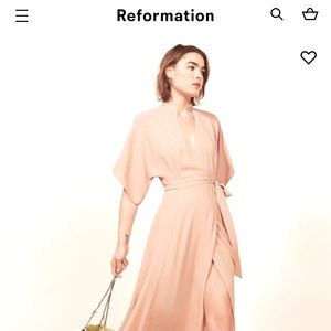 Reformation wrap Dress, worn once